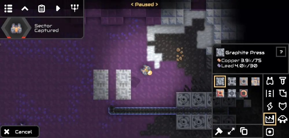 mindustry graphite press