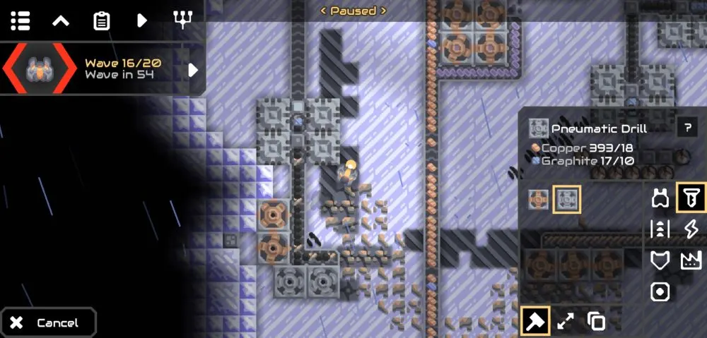 mindustry jammed graphite press