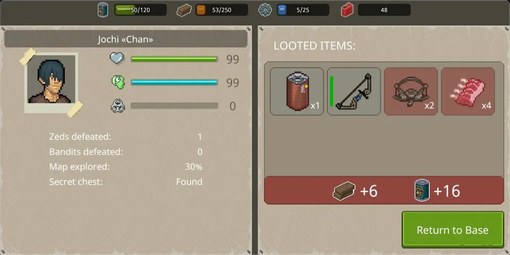 mini dayz 2 looted items