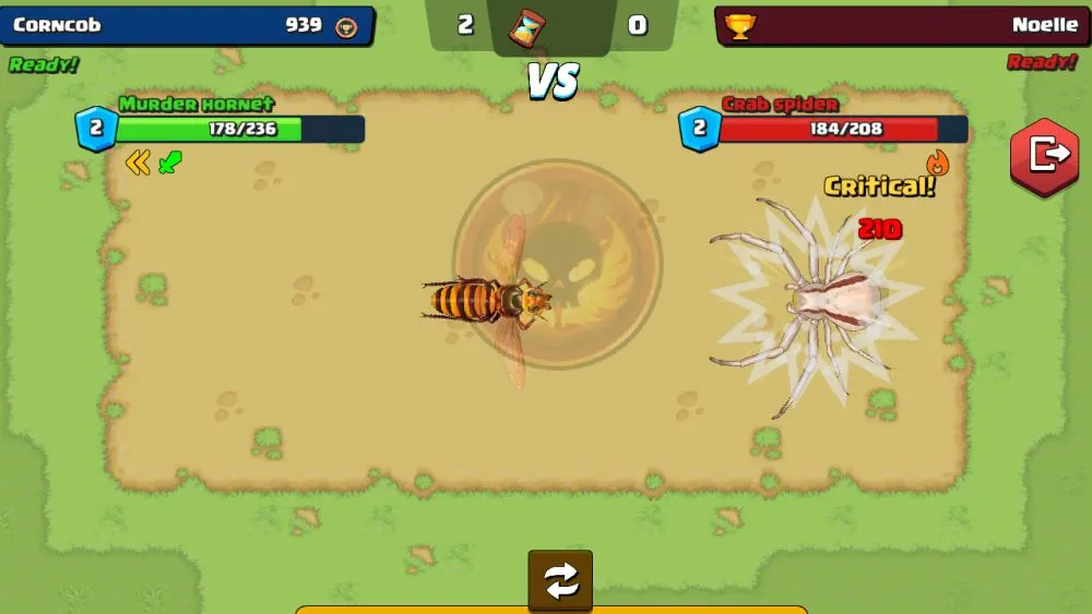 pocket bees bug fight