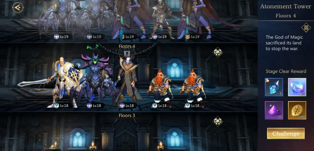 rage of destiny atonement tower