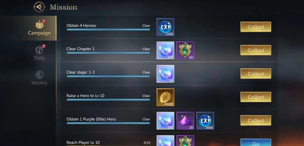 rage of destiny missions