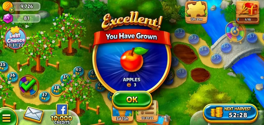 solitaire grand harvest apple