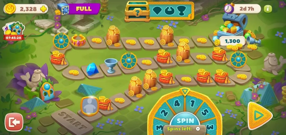 undersea solitaire tripeaks treasure path