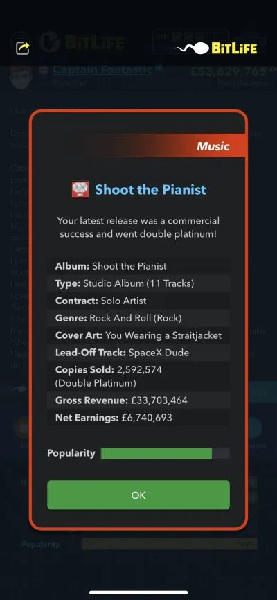 bitlife double platinum release