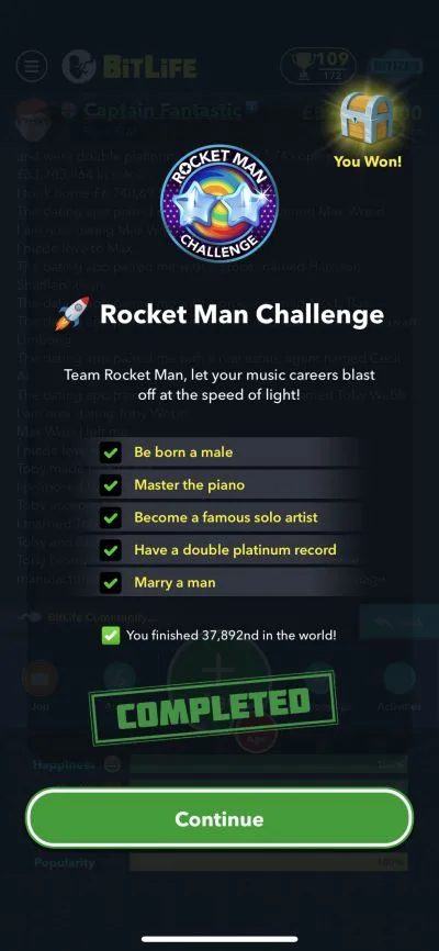 Bitlife Rocket Man Challenge Guide How To Complete The Rocket Man Challenge Level Winner Bitlife Rocket Man Challenge Guide How To Complete The Rocket Man Challenge Level Winner
