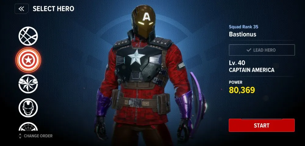 captain america pve build marvel future revolution