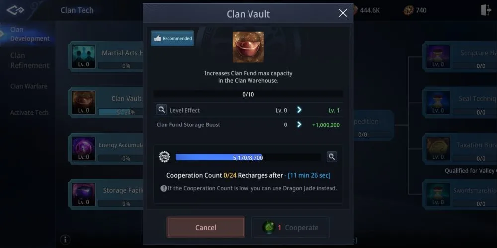mir4 clan vault