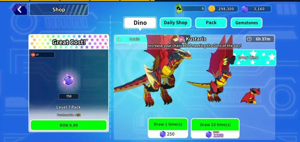 draw dino in legendino