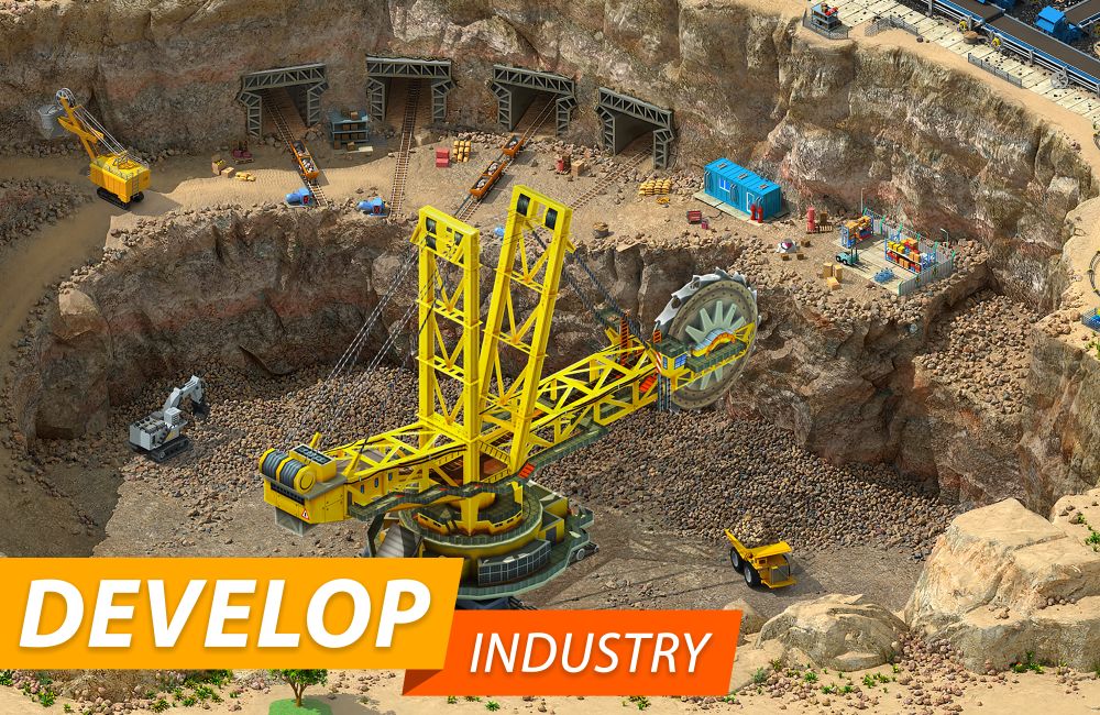 industry development in megapolis