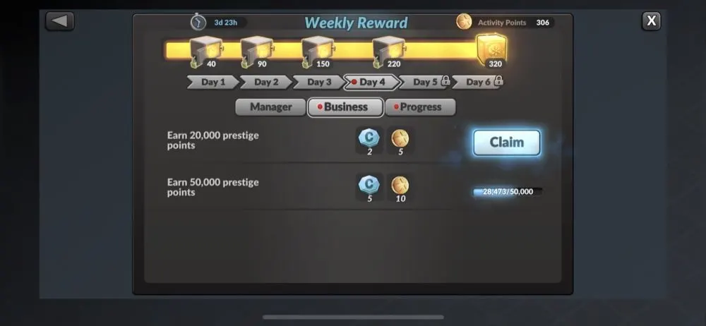 mma manager 2021 weekly reward