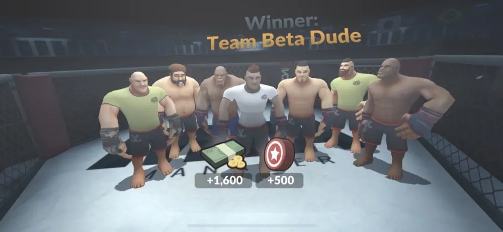 mma manager 2021 winning team