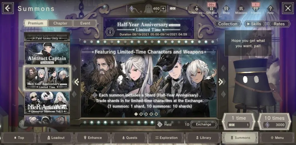 rerolling in nier reincarnation