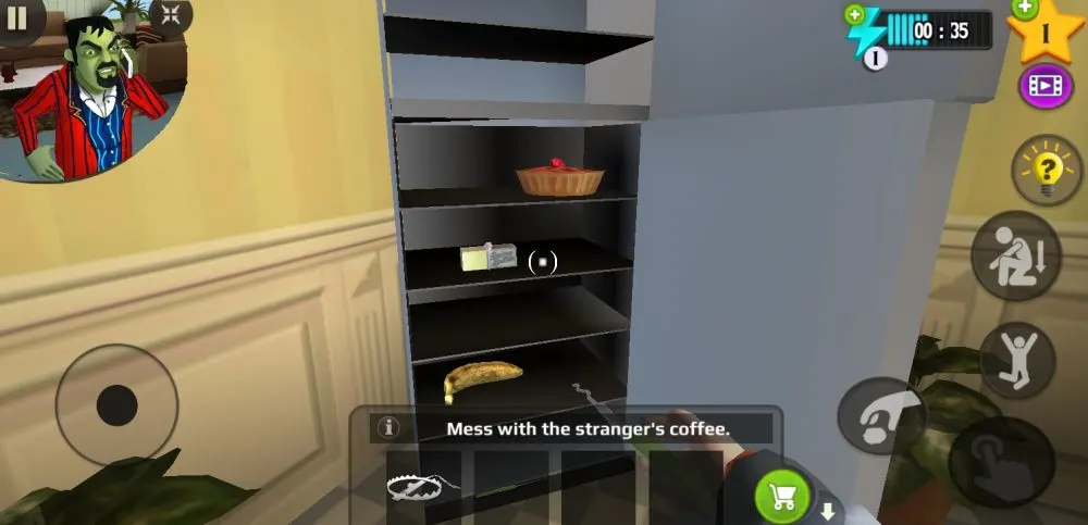 scary stranger 3d bear butter