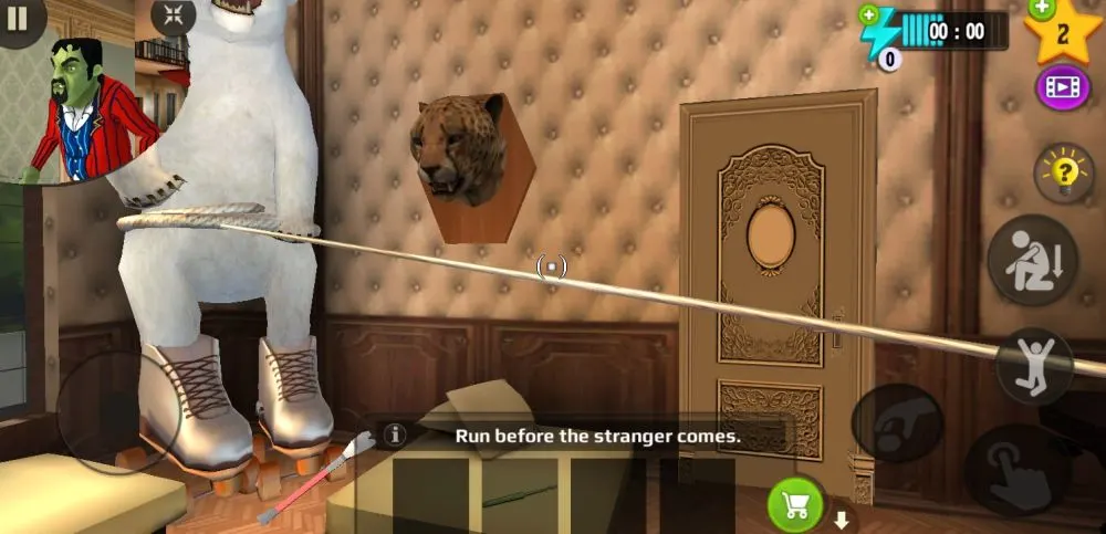 scary stranger 3d bear prank