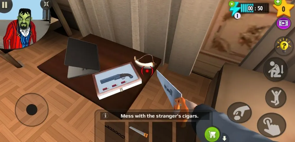 scary stranger 3d cigar box