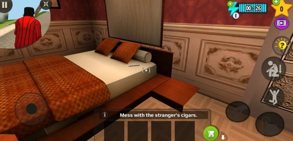 scary stranger 3d cigar hairpin