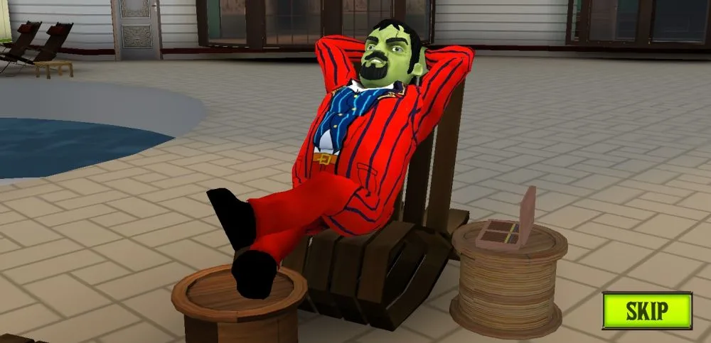 scary stranger 3d cigar and relax