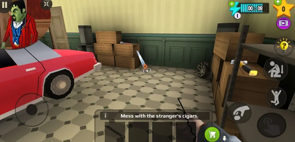 scary stranger 3d cigar saw