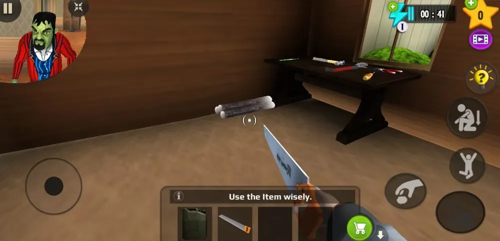 scary stranger 3d fireplace logs