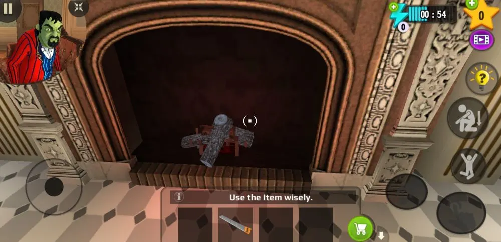 scary stranger 3d fireplace pit