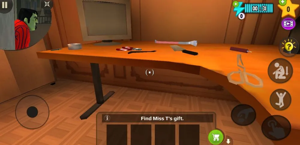 scary stranger 3d gift desk