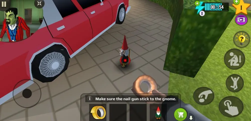 scary stranger 3d gnome deflate