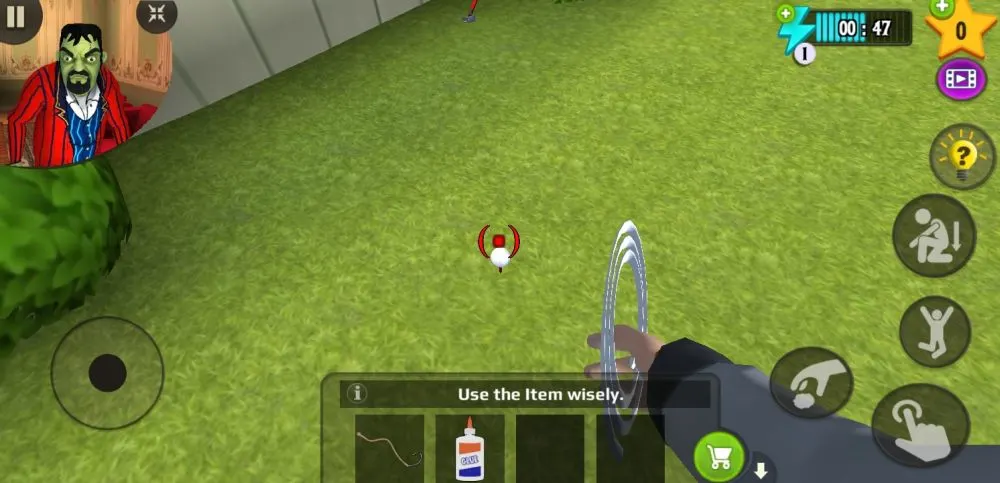 scary stranger 3d golf ball