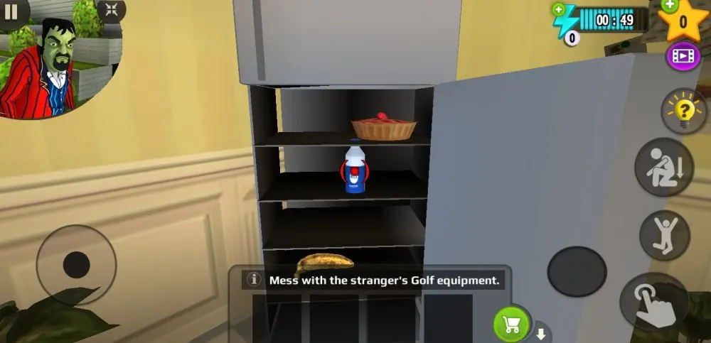 scary stranger 3d golf milk