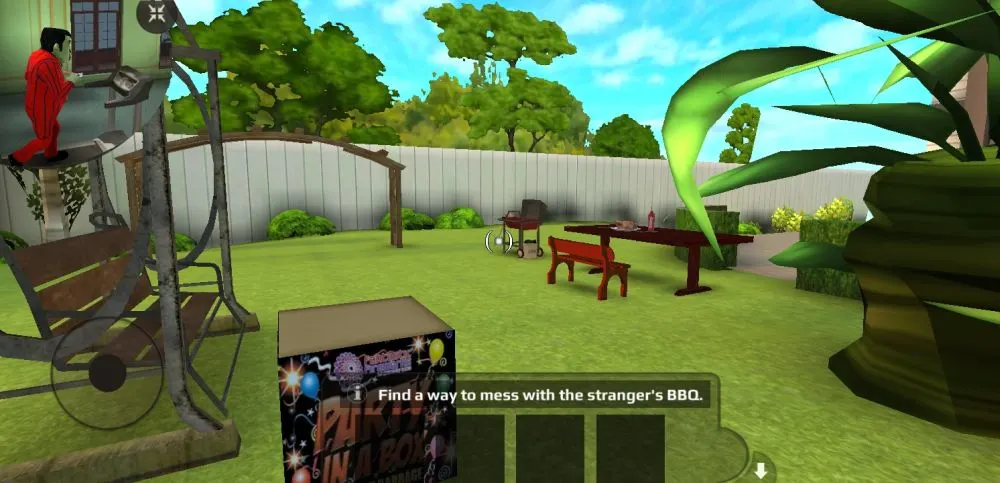 scary stranger 3d grill box