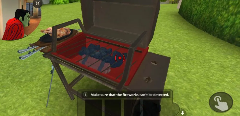 scary stranger 3d grill tnt