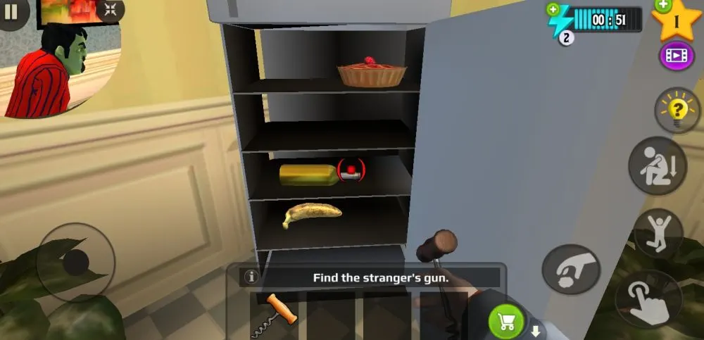 scary stranger 3d gun bottle