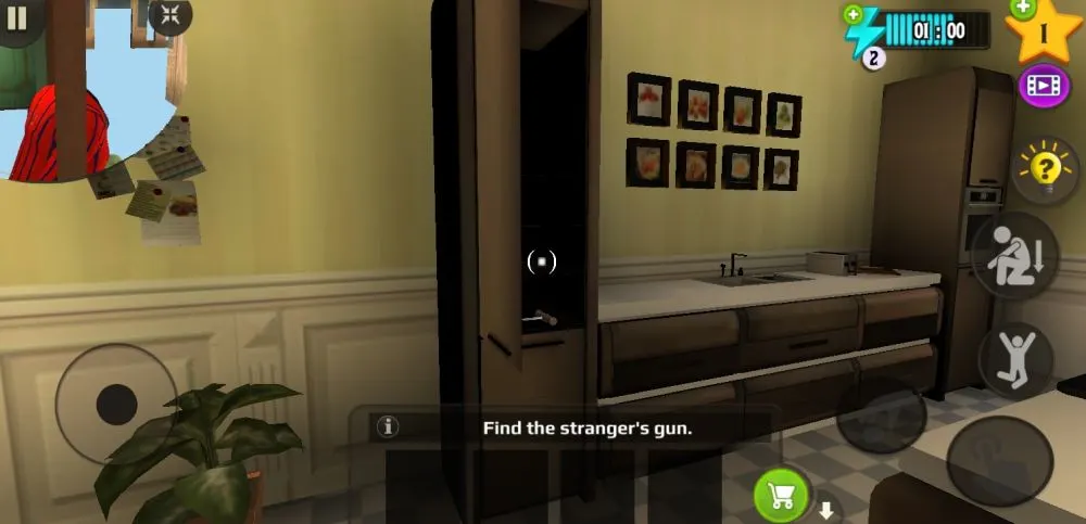 scary stranger 3d gun corkscrew