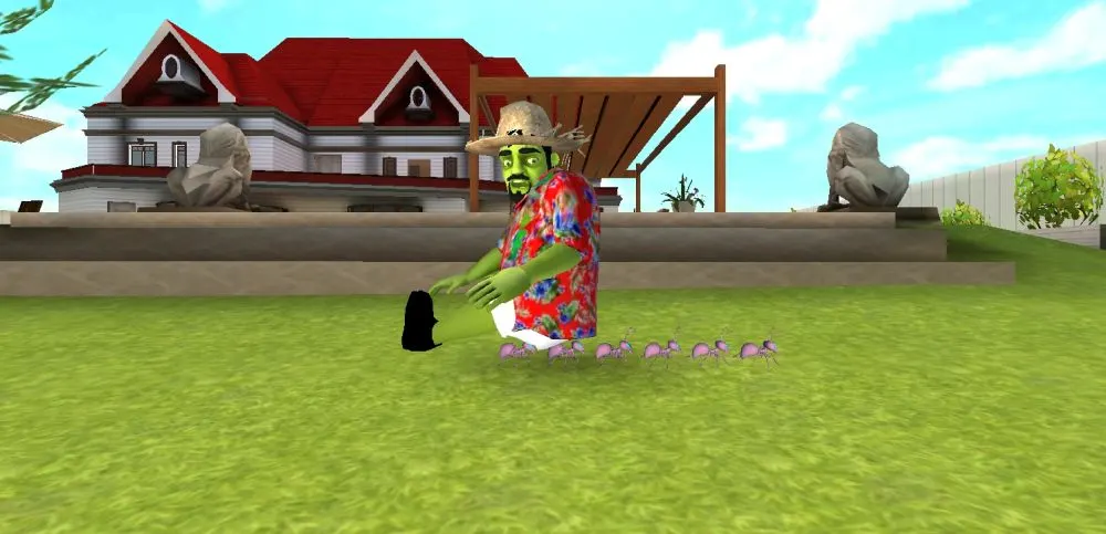 scary stranger 3d hammock ant