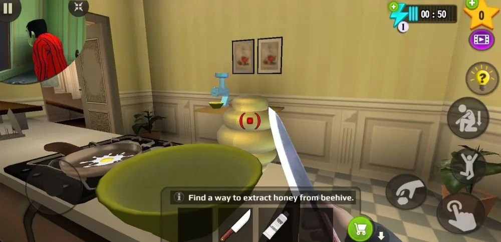 scary stranger 3d honey bowl