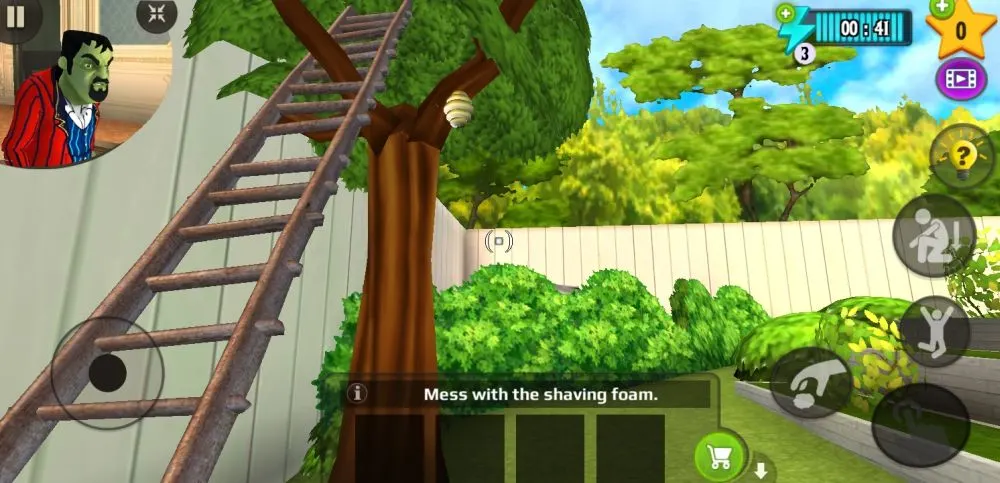 scary stranger 3d honey ladder