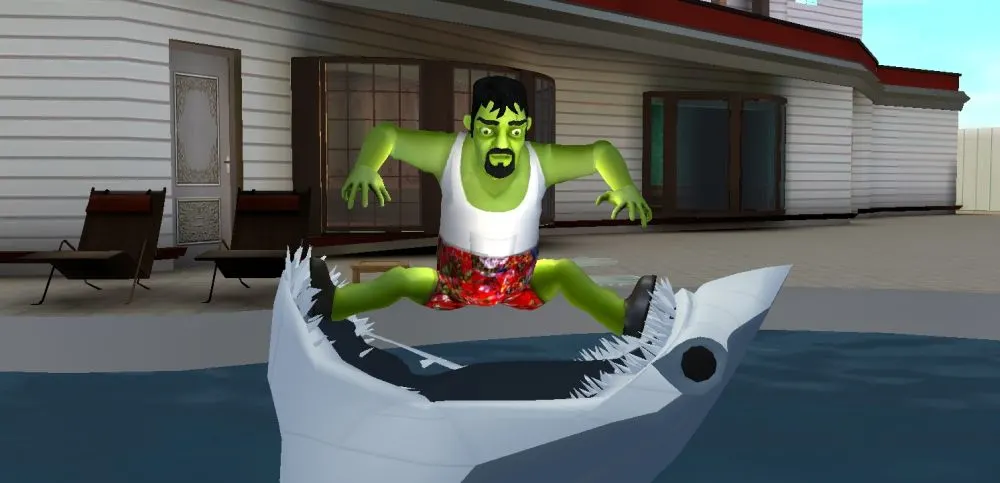 scary stranger 3d pool shark