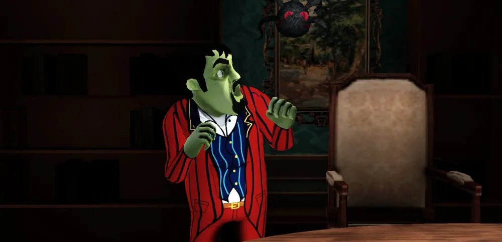 scary stranger 3d big spider