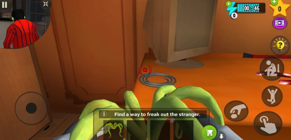 scary stranger 3d spider line