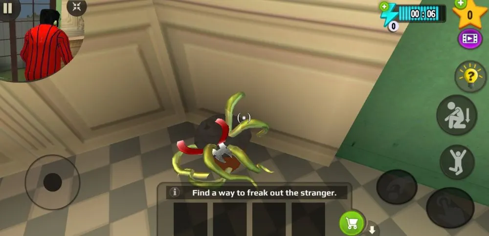 scary stranger 3d spider plant