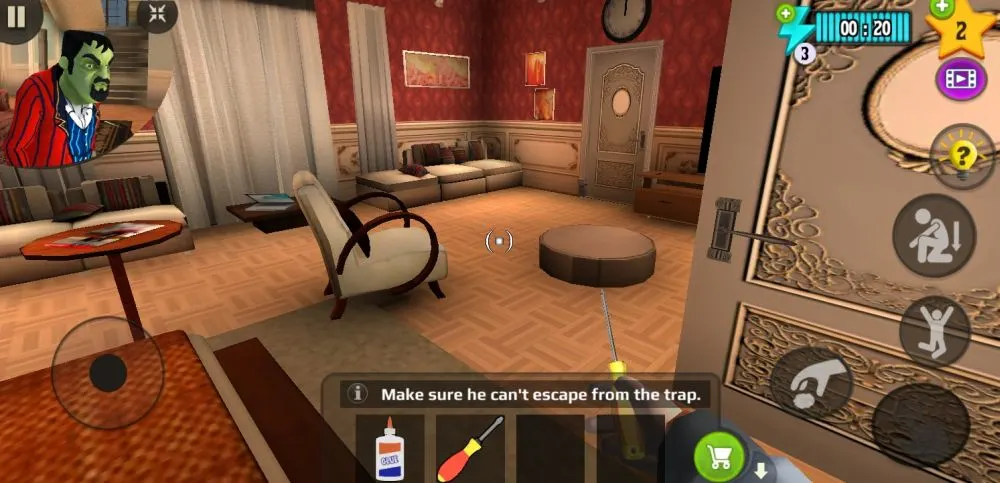 scary stranger 3d train tools