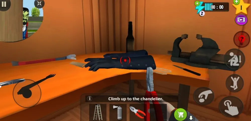 scary stranger 3d yank gloves