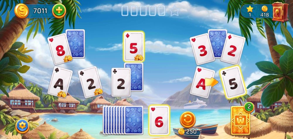 solitaire cruise gameplay