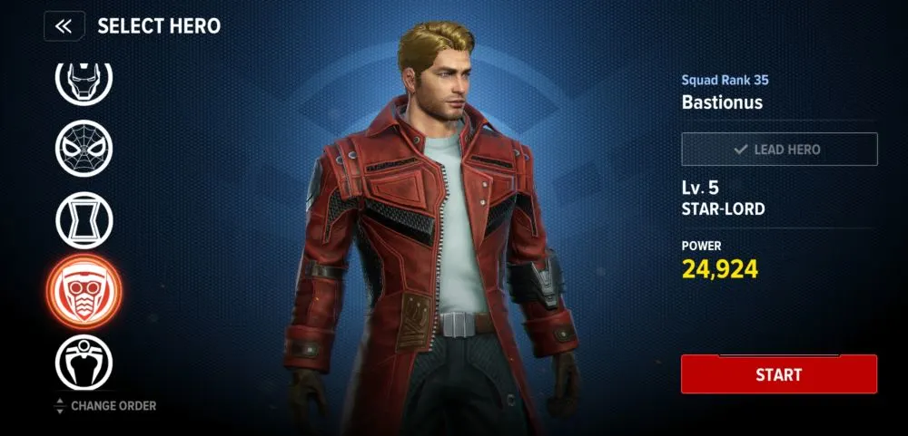 star-lord pve build marvel future revolution