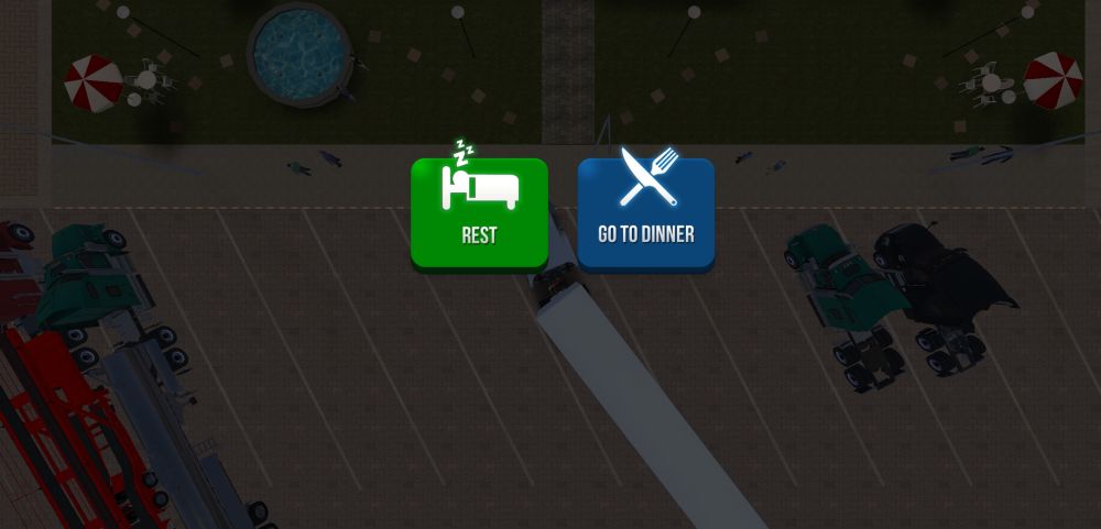 resting in truck simulator ultimate