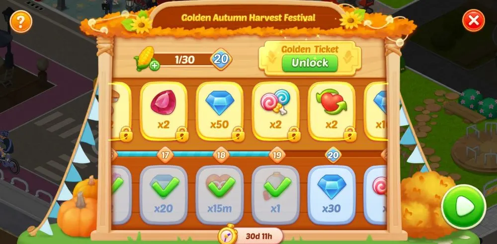 crazy diner golden autumn harvest festival