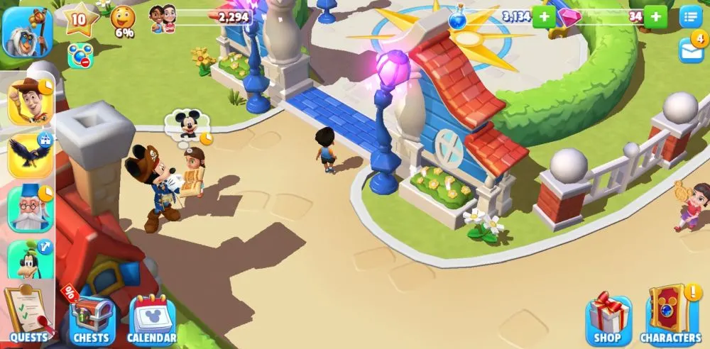 disney magic kingdoms characters