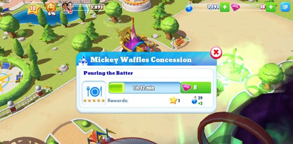 disney magic kingdoms concession