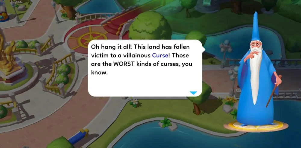 disney magic kingdoms curse