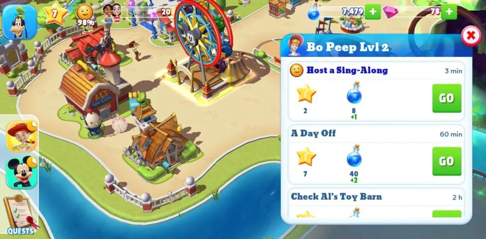 disney magic kingdoms gameplay